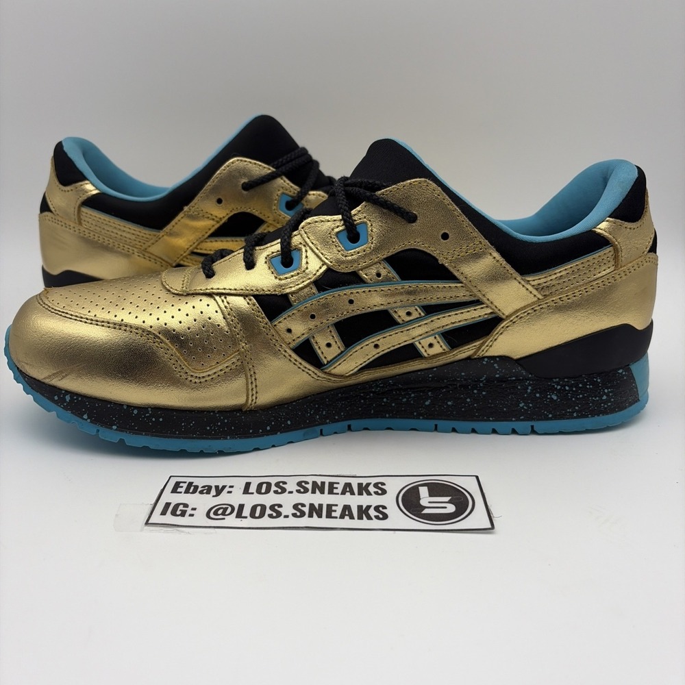 ASICS Gel Lyte 3 Wale Villa Intercontinental Champion Gold H63KK-9494 Mens 11.5 - Picture 2 of 11